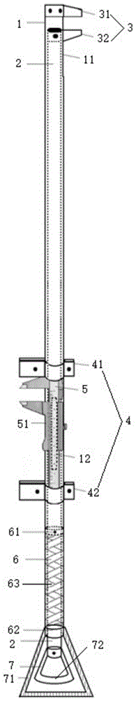 一种手拉式带电测量线径装置的制作方法