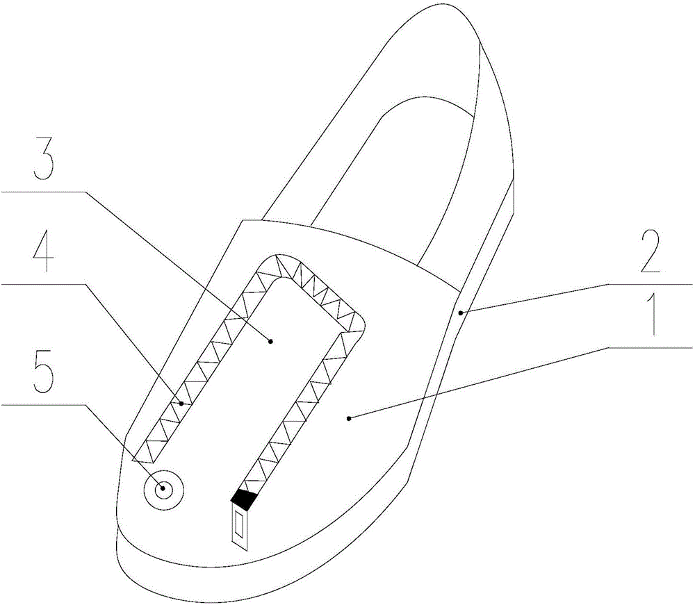 拉链装鞋面变换三季鞋的制作方法