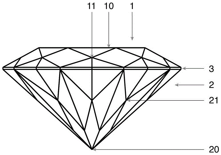 一种具有一百零九个切面的钻石的制作方法