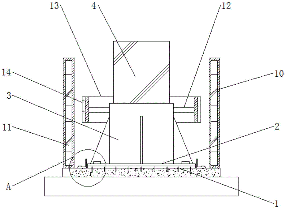 一种建筑用钢结构基座的制作方法