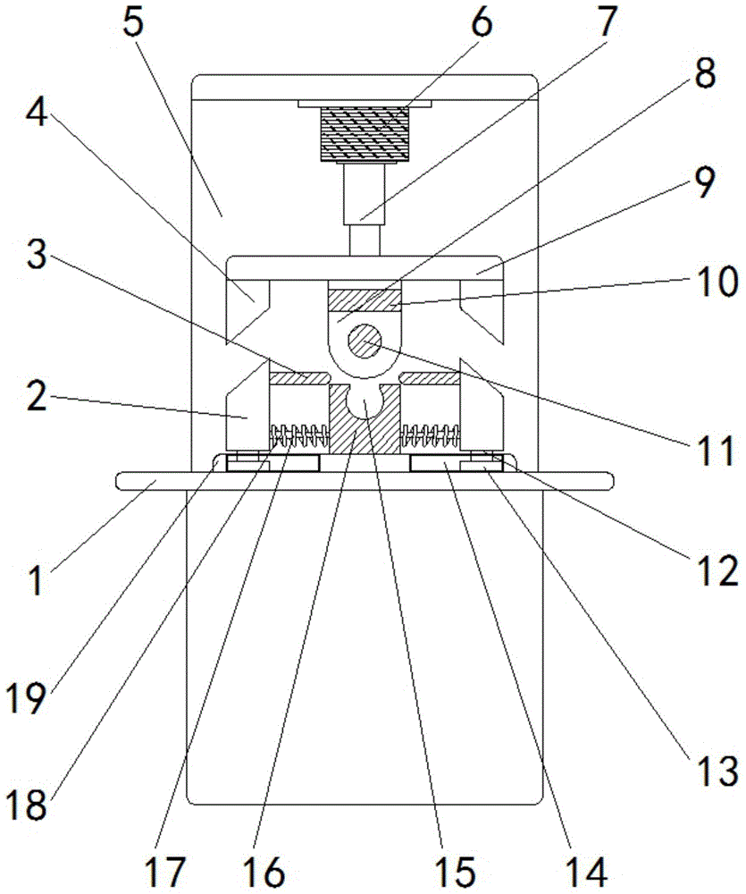 一种侧推滑块成型结构的制作方法