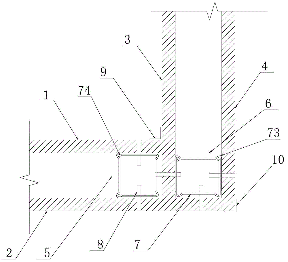 一种轻钢龙骨墙体的L型连接结构的制作方法