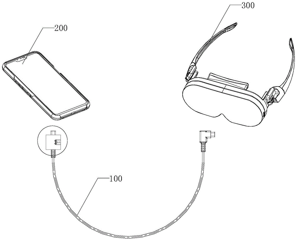 type-C供电线材、头戴显示设备和虚拟现实系统的制作方法