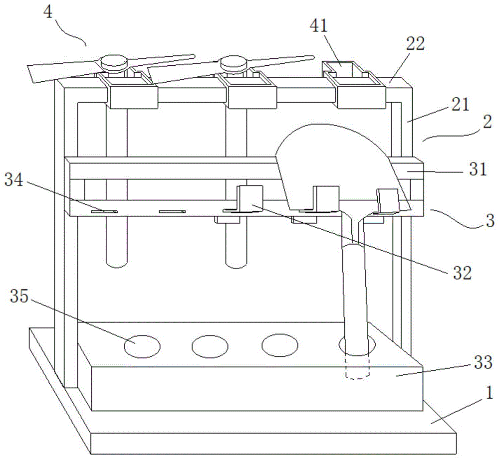 一种战车工具架的制作方法