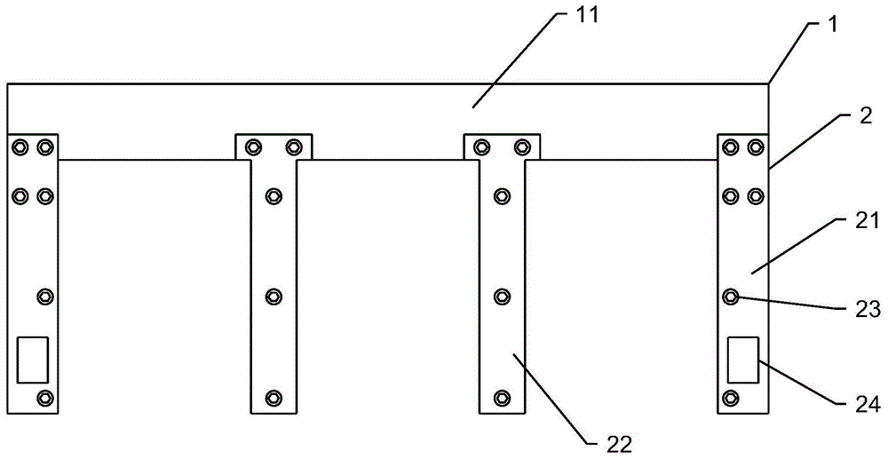 一种分层式装载夹具用托架的制作方法