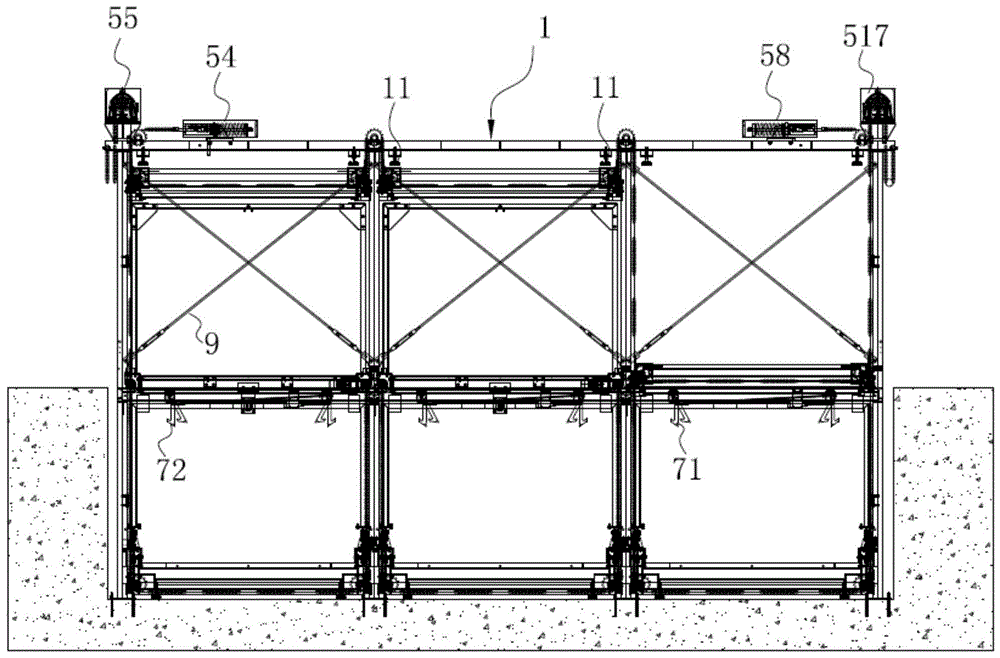 地坑式三层立体车库的制作方法