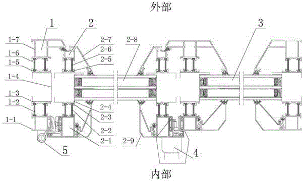 一种断桥式钢铝合金耐火窗的制作方法