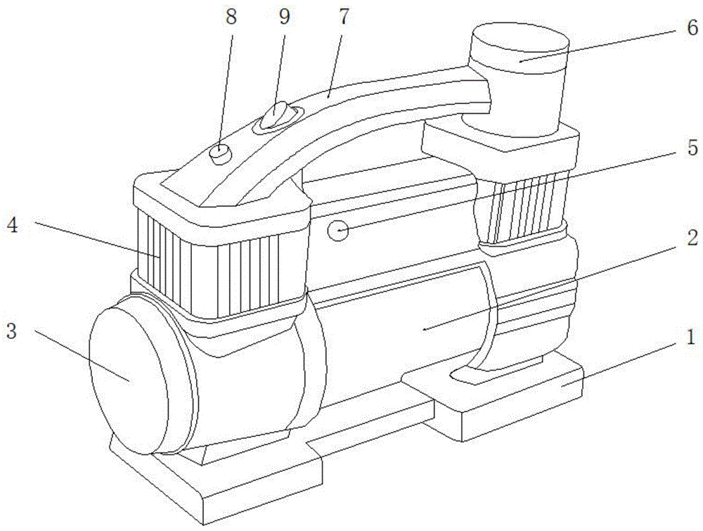 一种汽车维修工程中使用的便捷式充气泵的制作方法