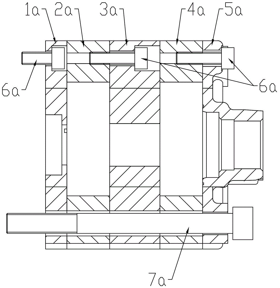 双级真空泵组合式泵体的制作方法