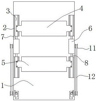 钢珠滑轨式开关柜活门装置的制作方法