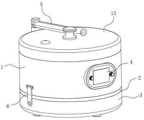 一种便携式电热锅的制作方法