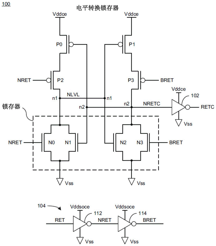 电平转换锁存器电路的制作方法