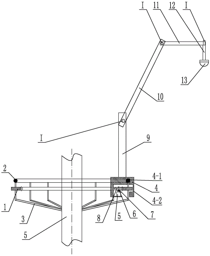 一种港口起重机作业监控支架的制作方法