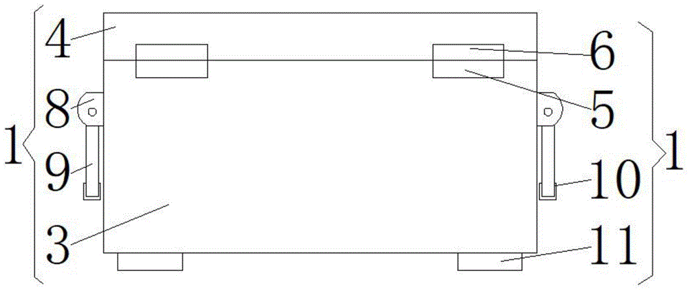 一种表演道具用存放箱的制作方法