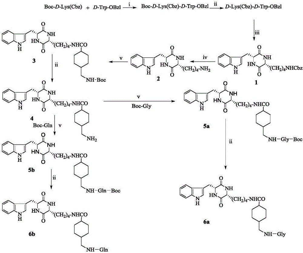 氨基酸和氨甲环酸修饰的二酮哌嗪,其制备和应用的制作方法