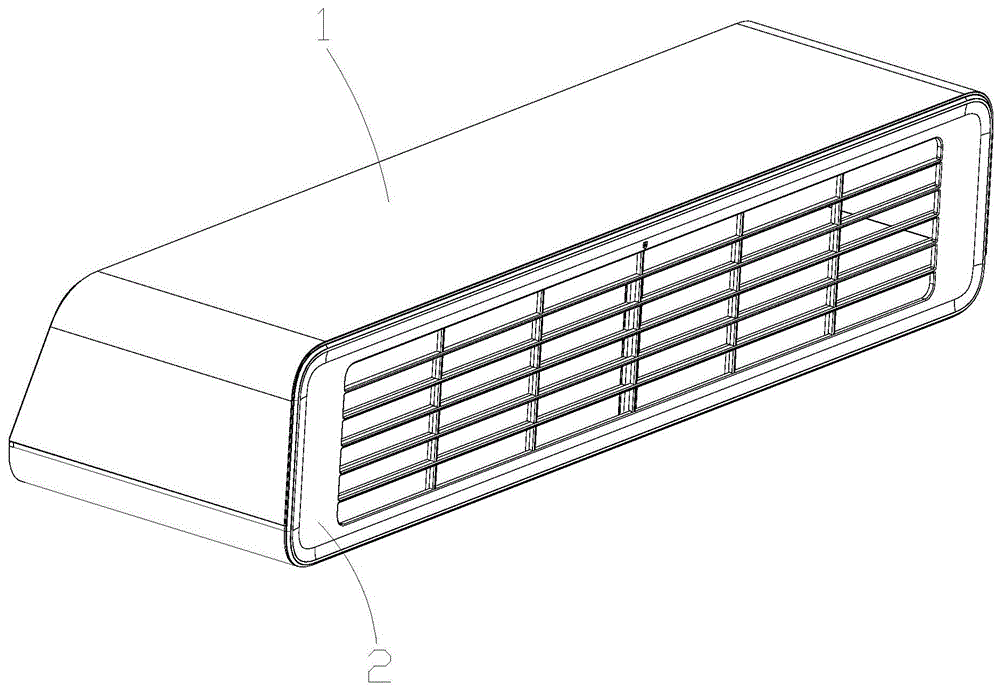 一种带可拆卸滤网的壁挂式空调的制作方法