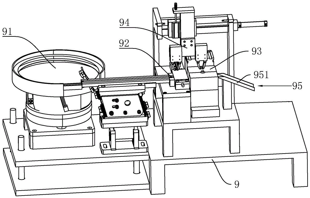 一种管座引线打扁机的收料装置的制作方法