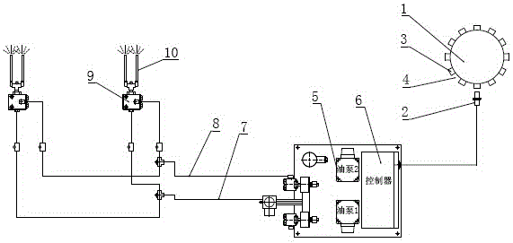 一种固化炉用链条润滑装置的制作方法