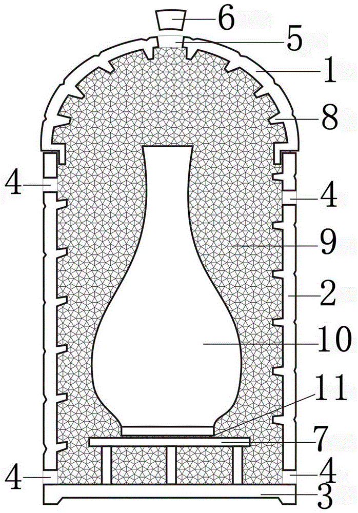 一种新的陶瓷烧制窑具的制作方法