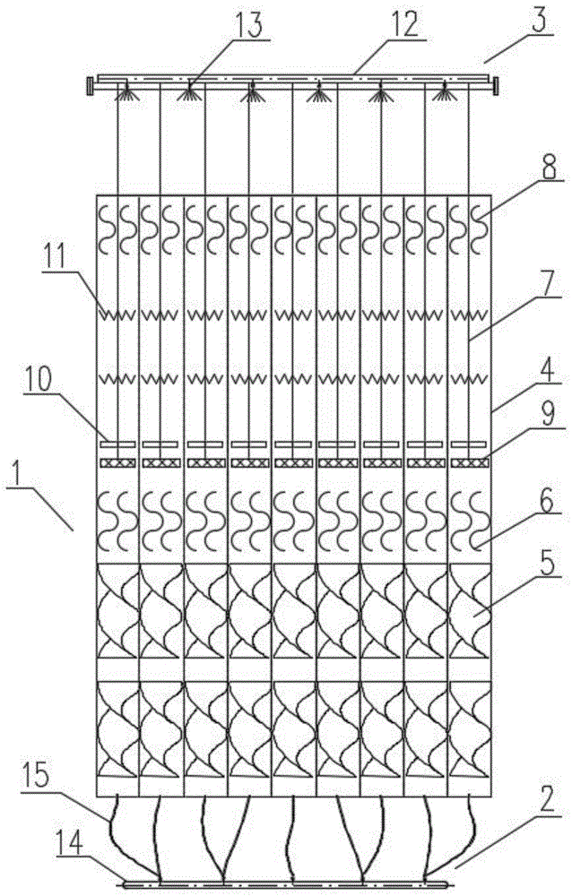 湿电一体式高效除雾器的制作方法