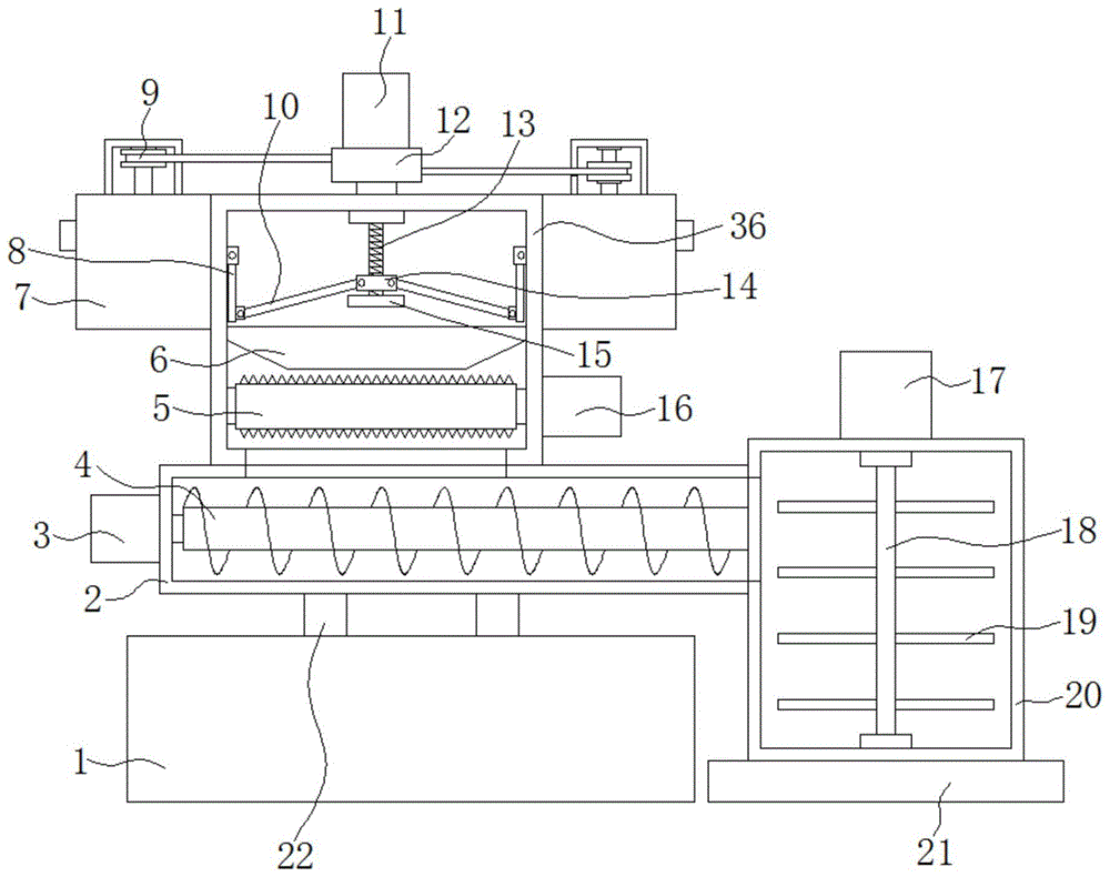 一种经济型公路养护用物料混合装置的制作方法