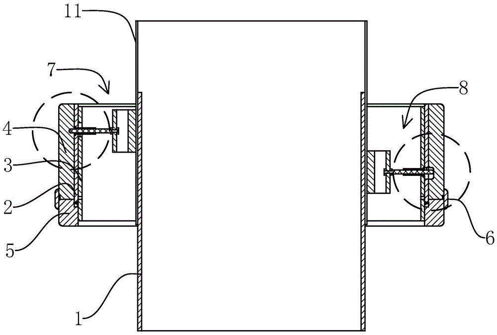 一种排水管密封连接装置及其装拆方法与流程