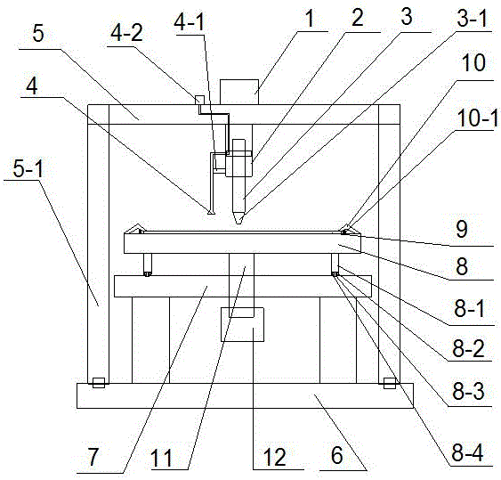 用于百叶玻璃生产的全自动打胶机的制作方法