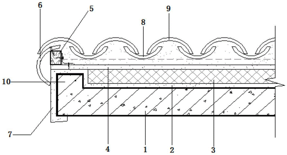 一种山墙封檐瓦安装结构的制作方法