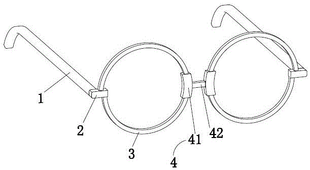 一种可更换不同镜片的眼镜的制作方法