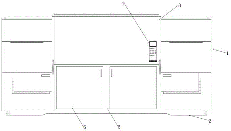 一种便于排水型数控机床的制作方法