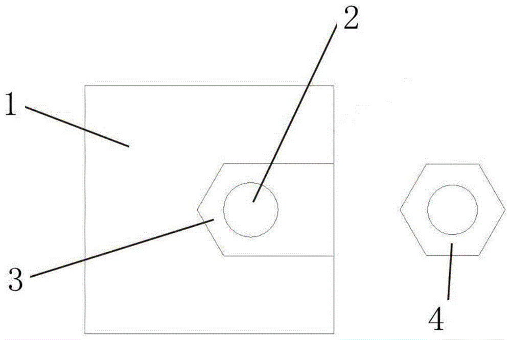 一种3D打印零件安装螺母的固定结构的制作方法