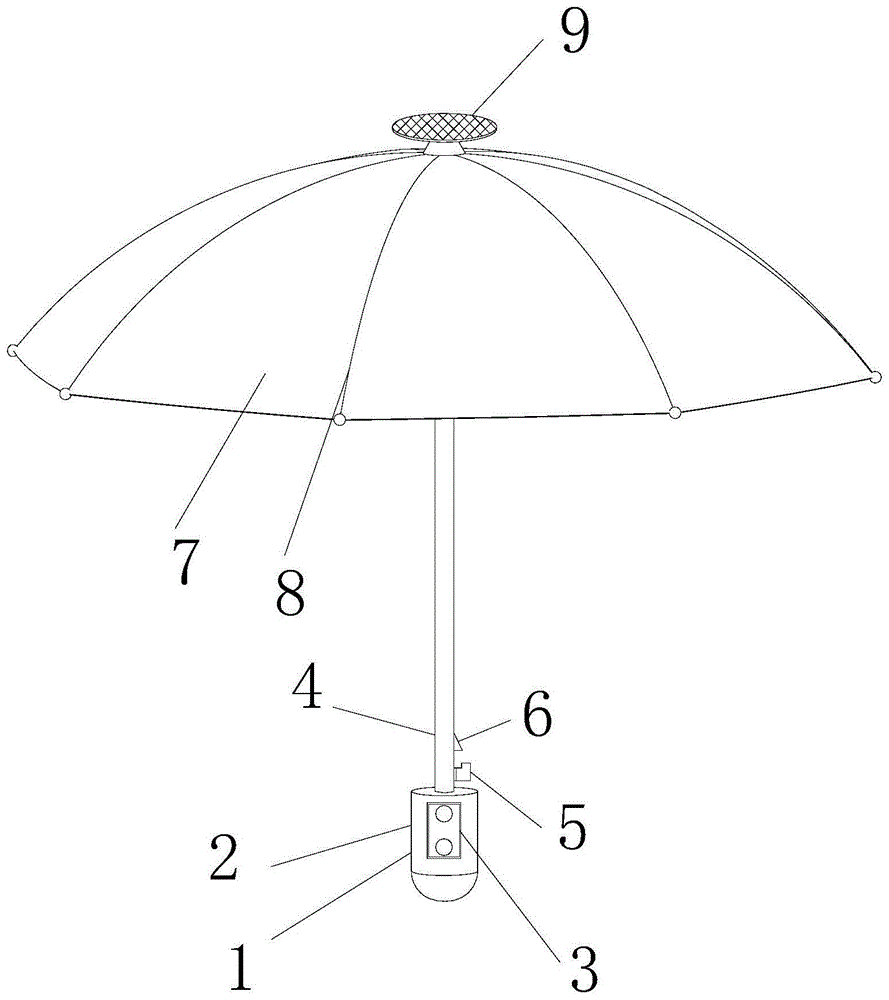 一种自动手动双用伞的制作方法