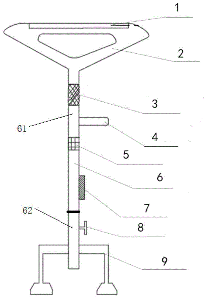 一种新型多功能拐杖的制作方法