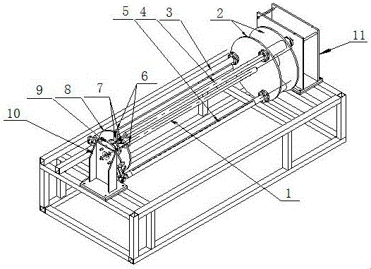 一种卷筒轴的固定装置的制作方法