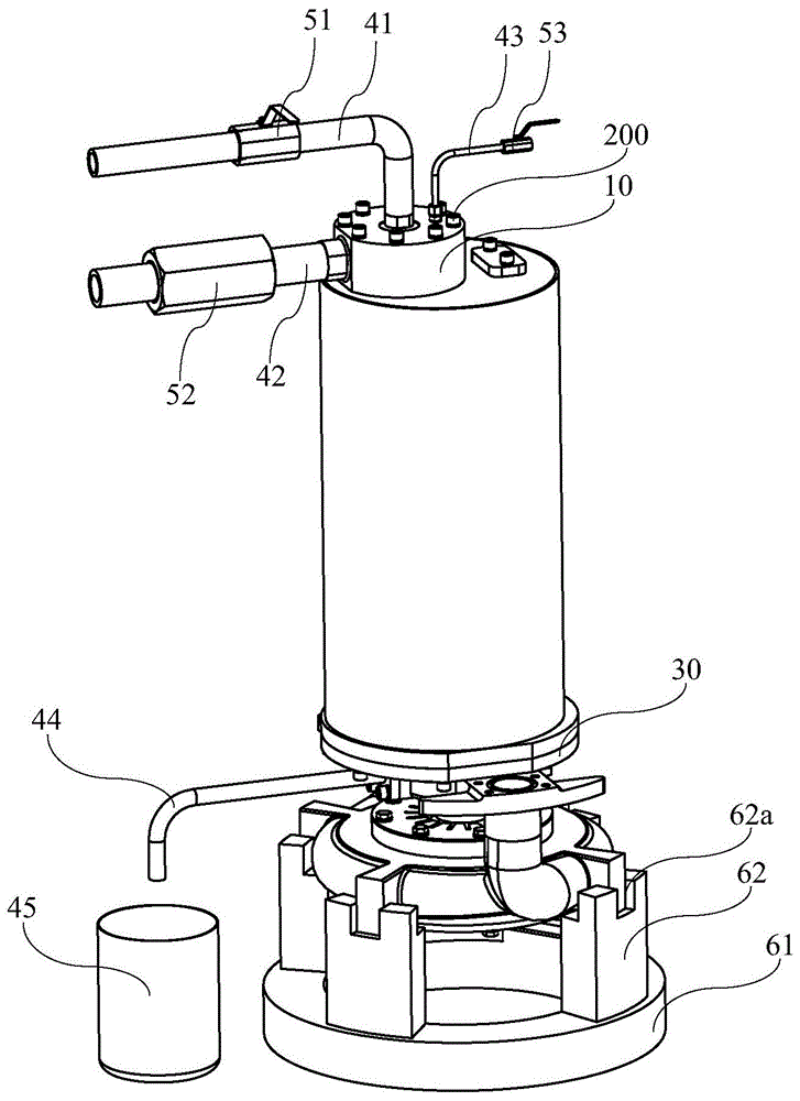 潜液泵泵头的试运转装置的制作方法