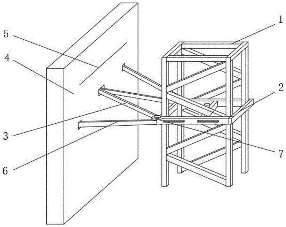 一种塔桅机构塔吊扶墙辅助装置的制作方法