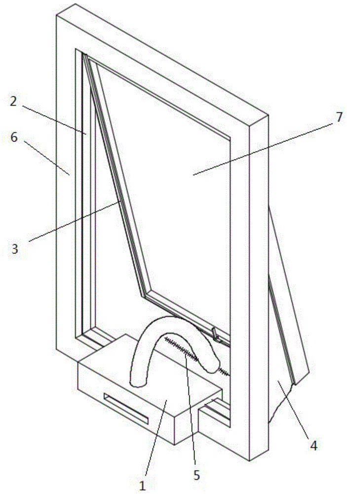 一种悬窗新风装置的制作方法