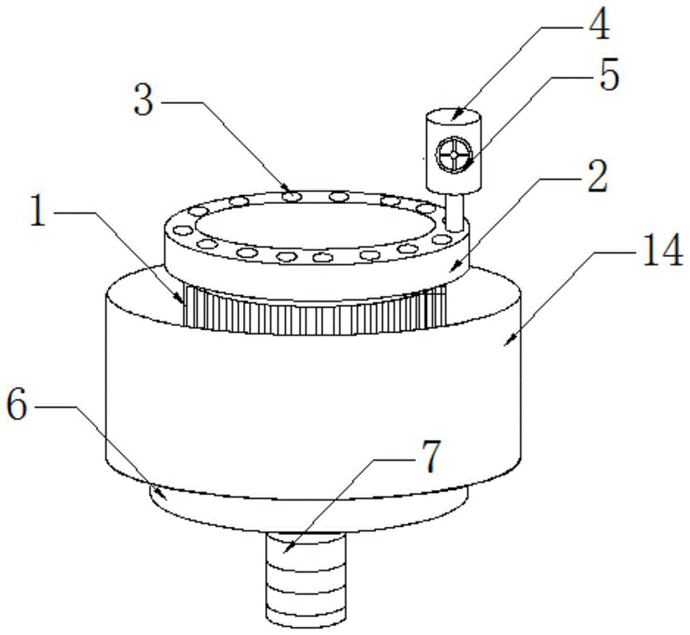 一种针织用圆形纬编机的针筒结构的制作方法