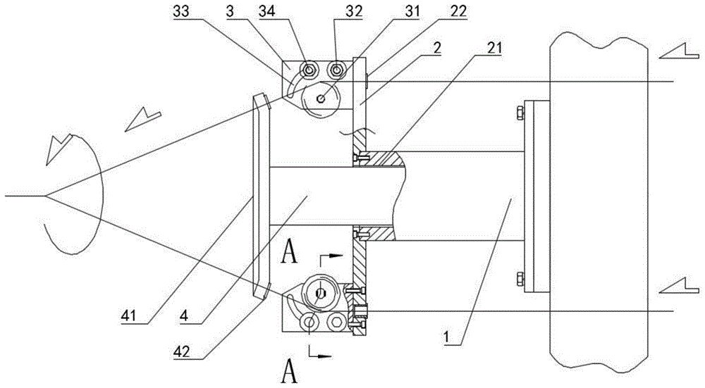 一种框绞导线机分线装置的制作方法