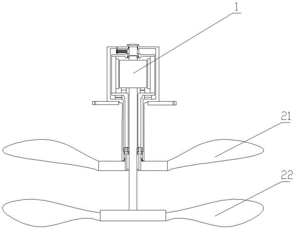 一种垂直轴双转子水力发电机的制作方法