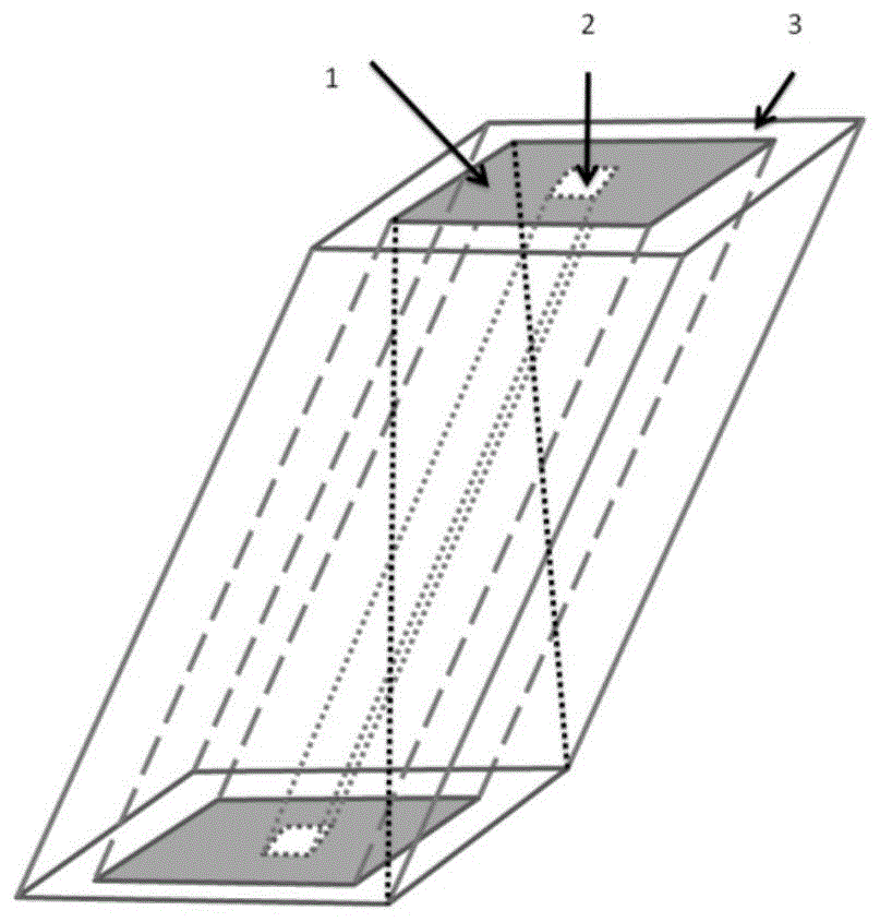 拉斜式柱状三维探测器的制作方法