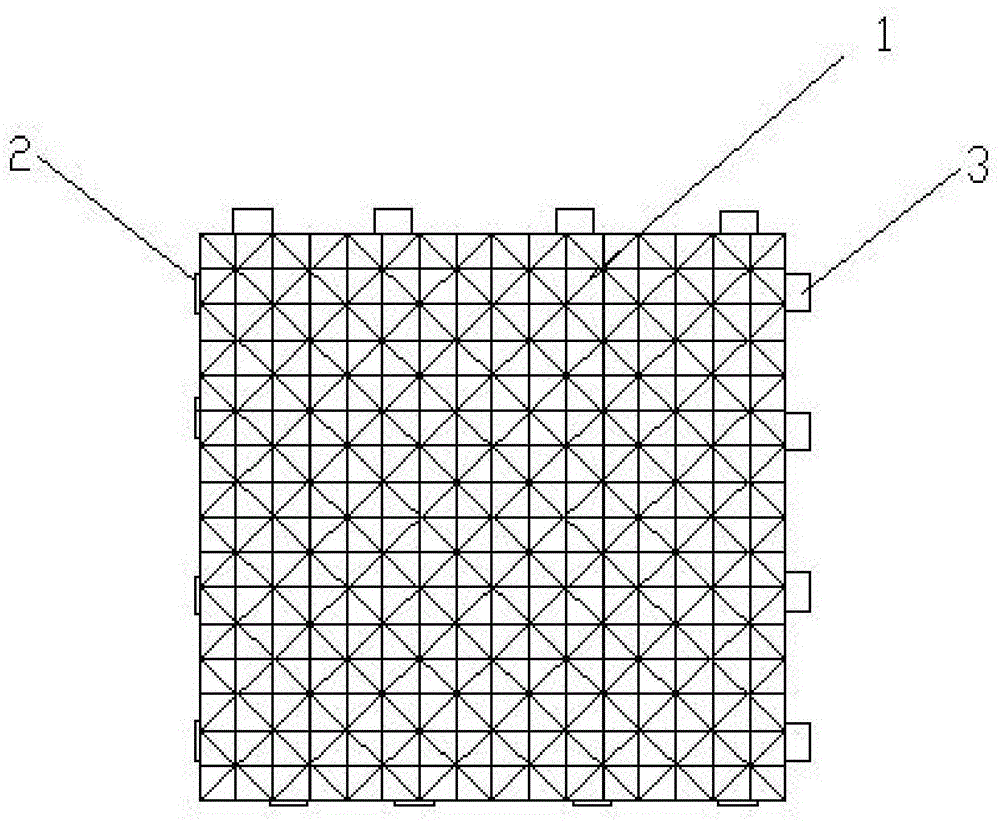 一种拼接式悬浮地板的制作方法