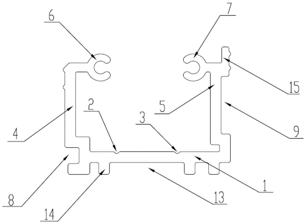 中挺连接件及中挺连接结构的制作方法