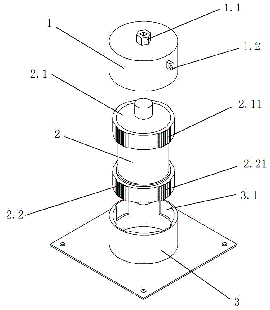 一次性使用血液灌流器端盖紧固装置的制作方法