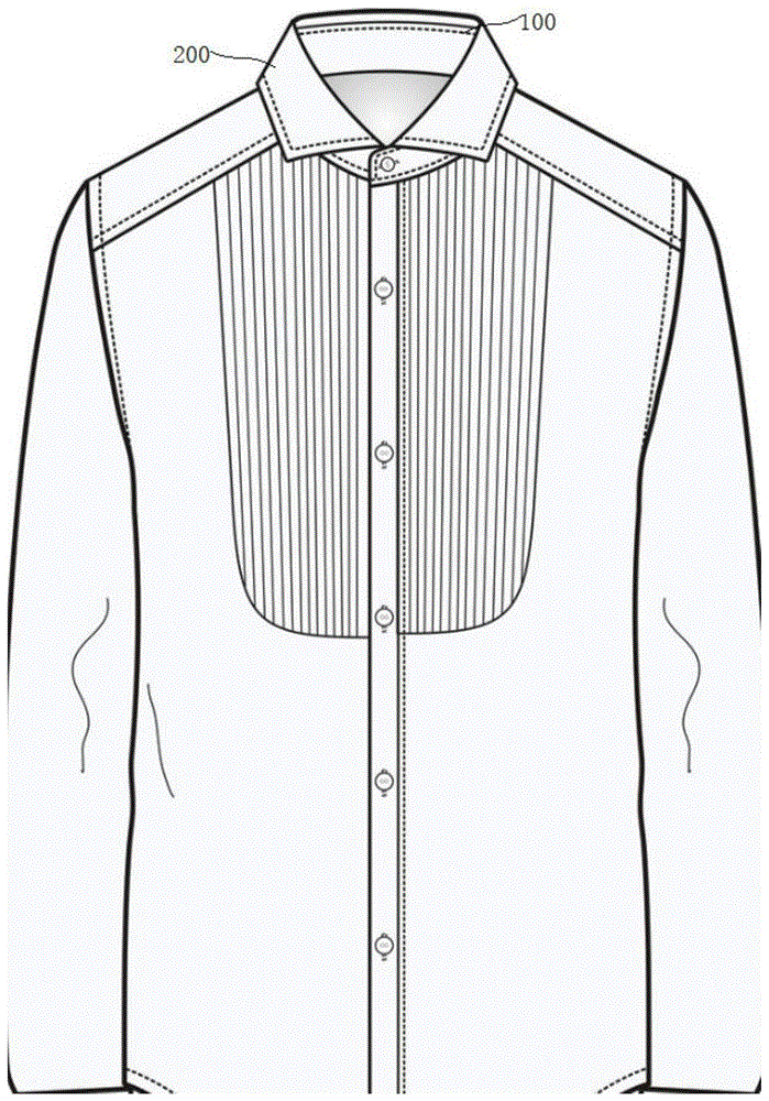 一种衣领结构及衬衫的制作方法