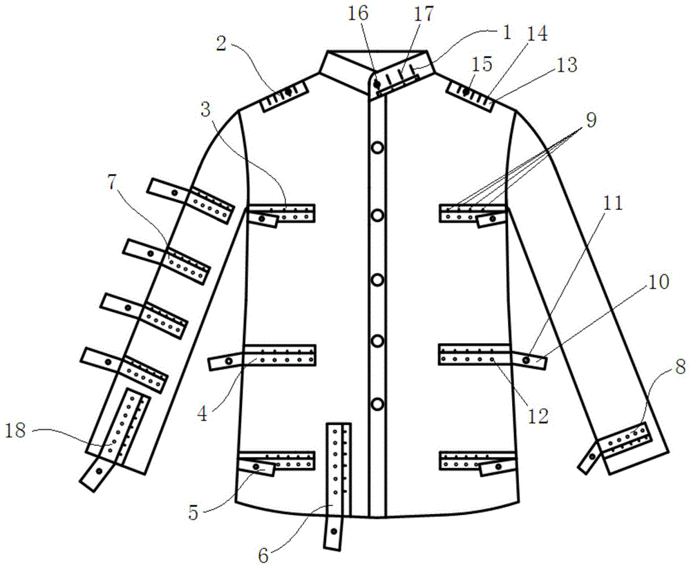 一种适用于服装制作的量体方法及量体衣与流程