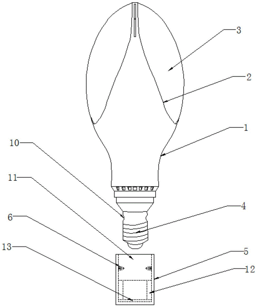 一种LED球灯的制作方法