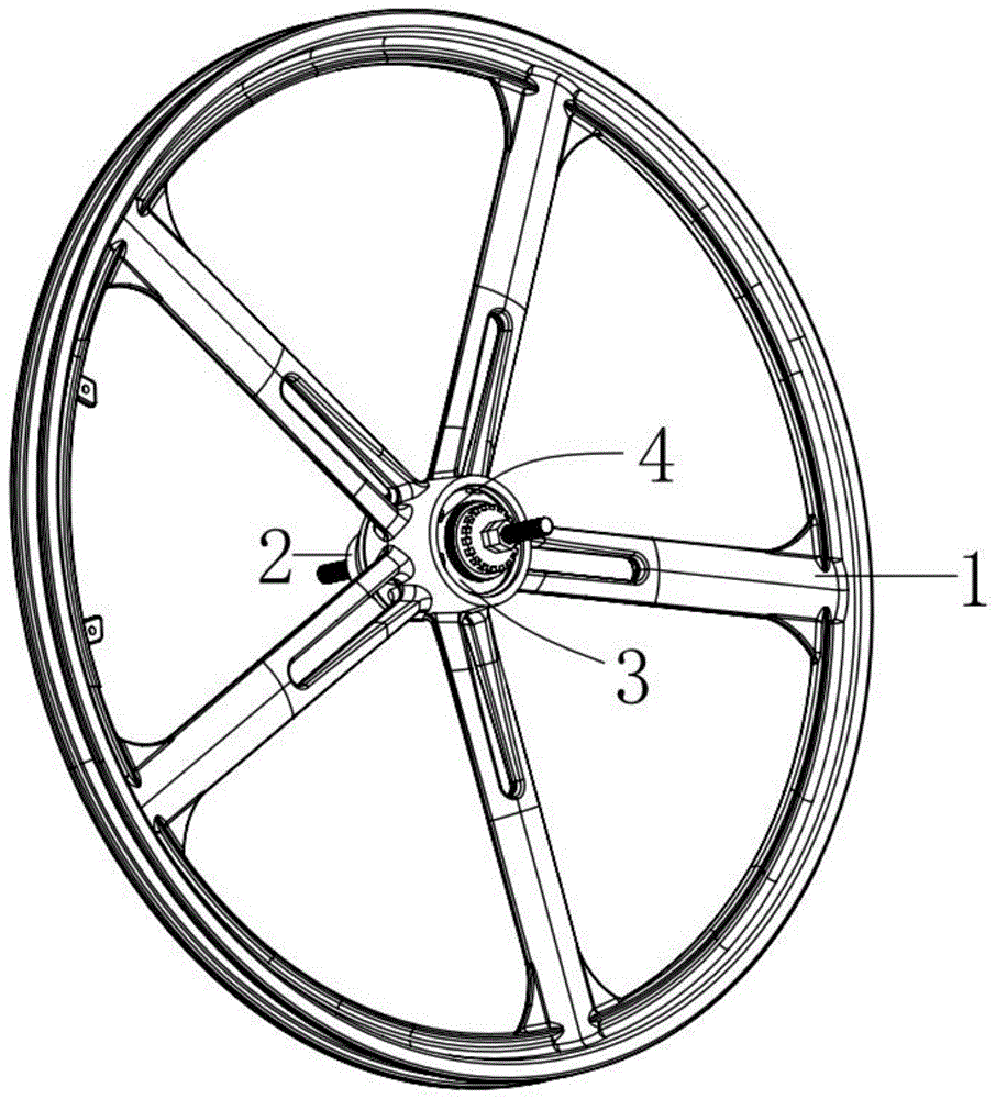 一种旋牙式自行车轮组的制作方法