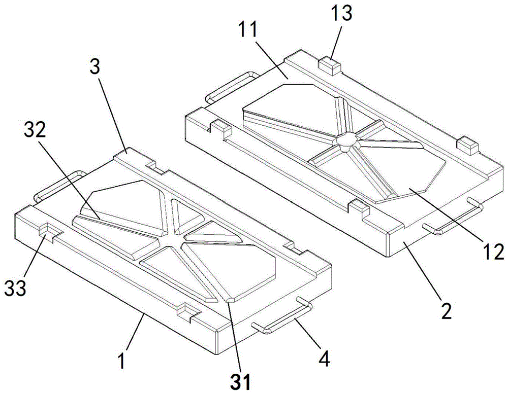 一种解决3D立体云母表面贴胶的模具及其工艺的制作方法