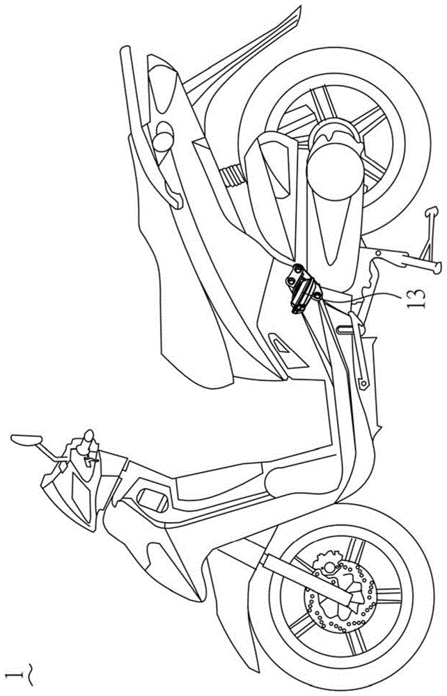 摩托车脚踏板结构的制作方法